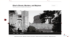 Desktop Screenshot of ghostsandmurdersblog.com